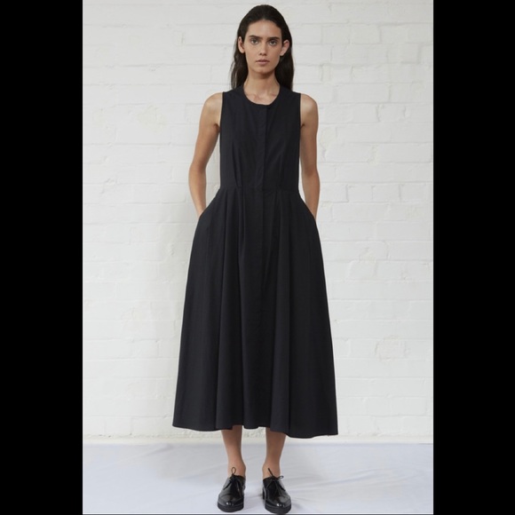 The Edo Dress in ink black by SHAINA MOTE s/s 2015 deadstock - Picture 2 of 8
